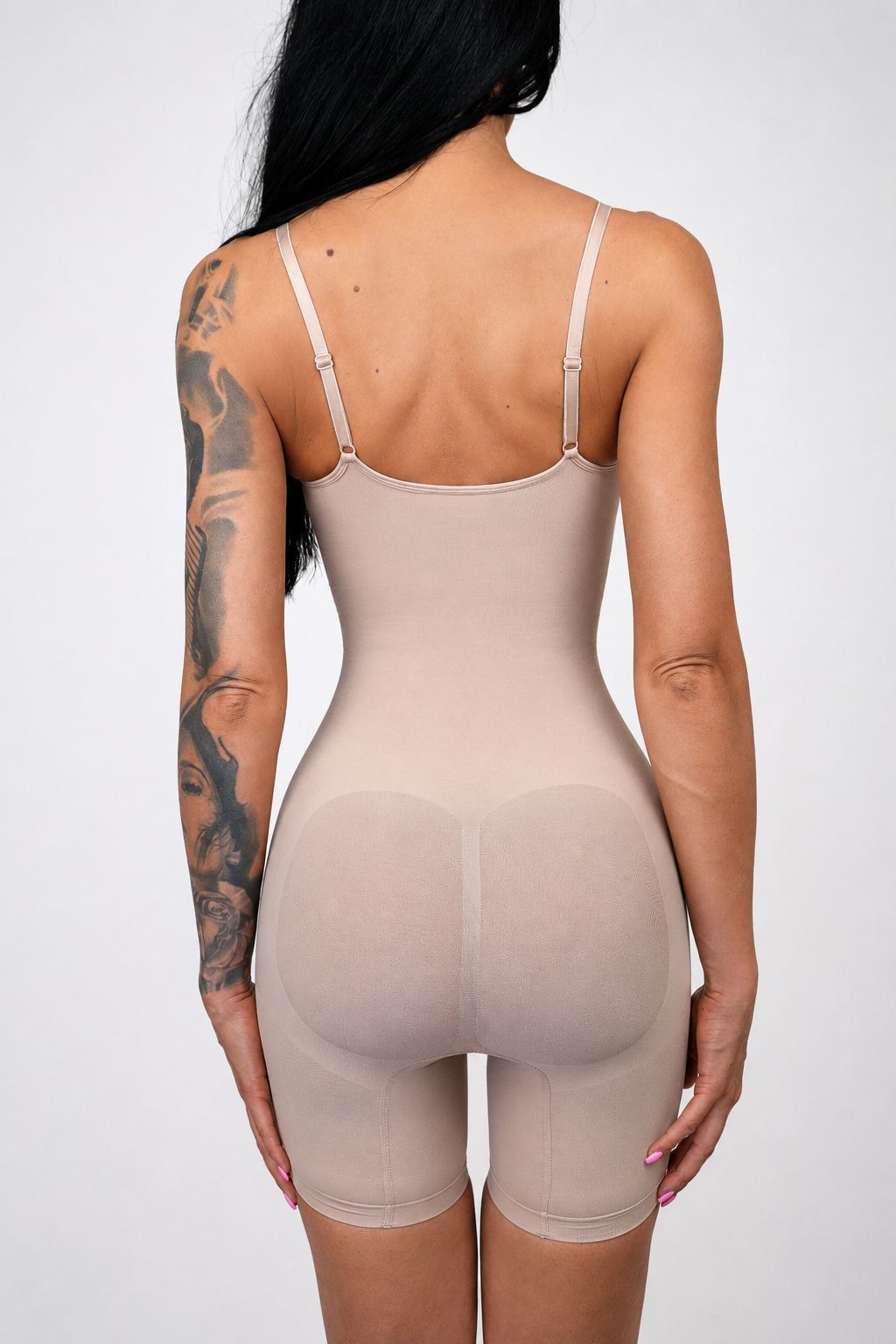 All-Over Shaper in Nude – Rückansicht