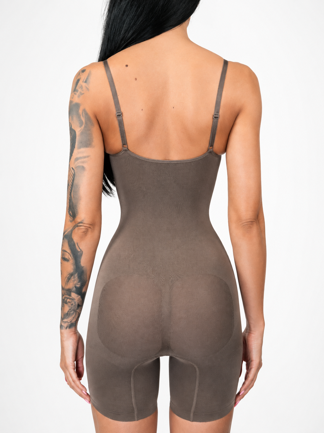All-Over Shaper in Braun – Rückansicht